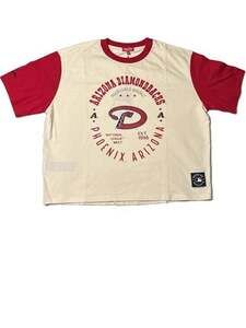 Mitchell & Ness MLB Arizona Diamondbacks cream colored women’s t-shirt size L